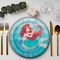 8 Ct. Disney The Little Mermaid Ariel Paper Dessert Plates 7" Disposable Party Plates